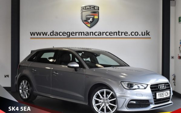 Used 2015 SILVER AUDI A3 Hatchback 2.0 TDI S LINE 5d AUTO 148 BHP (reg. 2015-05-29) for sale in Bowdon