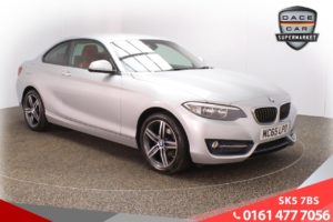 Used 2015 SILVER BMW 2 SERIES Coupe 2.0 218D SPORT 2d 148 BHP (reg. 2015-12-07) for sale in Lees
