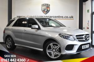 Used 2015 SILVER MERCEDES-BENZ GLE-CLASS Estate 3.0 GLE 350 D 4MATIC AMG LINE 5d 255 BHP (reg. 2015-12-15) for sale in Bowdon