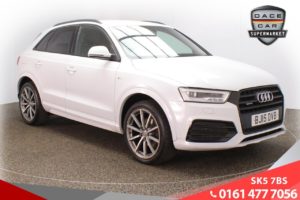 Used 2015 WHITE AUDI Q3 4x4 2.0 TFSI QUATTRO S LINE PLUS 5d AUTO 178 BHP (reg. 2015-03-28) for sale in Lees