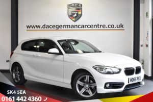 Used 2015 WHITE BMW 1 SERIES Hatchback 2.0 118D SPORT 3d 147 BHP (reg. 2015-12-11) for sale in Bowdon