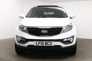 Used 2015 WHITE KIA SPORTAGE Estate 1.7 CRDI 3 ISG 5d 114 BHP (reg. 2015-03-18) for sale in Tottington