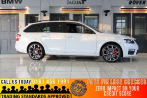 Used 2015 WHITE SKODA OCTAVIA Estate 2.0 VRS TDI CR 5d 181 BHP - TO ENQUIRE OR RESERVE CALL 0161 4561991 (reg. 2015-05-13) for sale in Marple