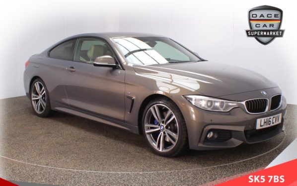 Used 2016 BEIGE BMW 4 SERIES Coupe 2.0 420D M SPORT 2d AUTO 188 BHP (reg. 2016-03-02) for sale in Lees