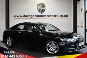 Used 2016 BLACK AUDI A6 Saloon 2.0 TDI ULTRA S LINE 4d AUTO 188 BHP (reg. 2016-05-04) for sale in Bowdon