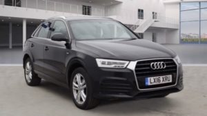 Used 2016 BLACK AUDI Q3 Estate 2.0 TDI S LINE 5d 148 BHP (reg. 2016-04-11) for sale in Tottington