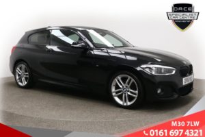 Used 2016 BLACK BMW 1 SERIES Hatchback 1.5 116D M SPORT 3d AUTO 114 BHP (reg. 2016-04-29) for sale in Tottington