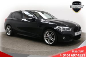 Used 2016 BLACK BMW 1 SERIES Hatchback 2.0 118D M SPORT 5d 147 BHP (reg. 2016-03-02) for sale in Tottington