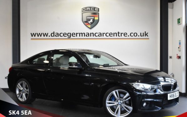 Used 2016 BLACK BMW 4 SERIES Coupe 3.0 435D XDRIVE M SPORT 2d AUTO 309 BHP (reg. 2016-03-29) for sale in Bowdon