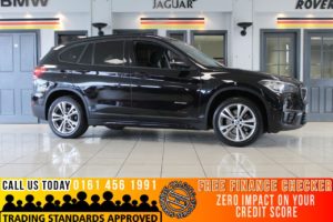 Used 2016 BLACK BMW X1 Estate 2.0 XDRIVE20I SPORT 5d AUTO 189 BHP - TO ENQUIRE OR RESERVE CALL 0161 4561991 (reg. 2016-06-29) for sale in Marple