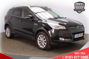Used 2016 BLACK FORD KUGA Hatchback 2.0 TITANIUM TDCI 5d 177 BHP (reg. 2016-03-31) for sale in Lees