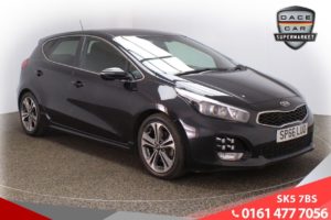 Used 2016 BLACK KIA CEED Hatchback 1.6 CRDI GT-LINE ISG 5d 134 BHP (reg. 2016-09-27) for sale in Lees