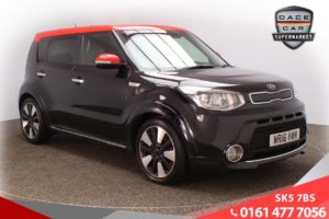 Used 2016 BLACK KIA SOUL Hatchback 1.6 CRDI MIXX 5d 126 BHP (reg. 2016-06-27) for sale in Lees