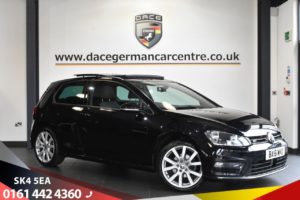Used 2016 BLACK VOLKSWAGEN GOLF Hatchback 2.0 R LINE EDITION TDI BLUEMOTION TECHNOLOGY 3d 148 BHP (reg. 2016-06-30) for sale in Bowdon