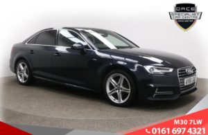Used 2016 BLUE AUDI A4 Saloon 2.0 TDI ULTRA SPORT 4d 148 BHP (reg. 2016-09-29) for sale in Tottington