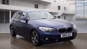 Used 2016 BLUE BMW 1 SERIES Hatchback 1.5 118I SPORT 5d AUTO 134 BHP (reg. 2016-03-04) for sale in Bowdon