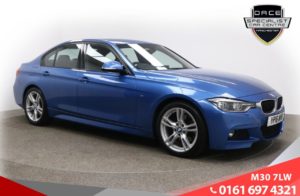 Used 2016 BLUE BMW 3 SERIES Saloon 3.0 330D M SPORT 4d AUTO 255 BHP (reg. 2016-04-29) for sale in Tottington