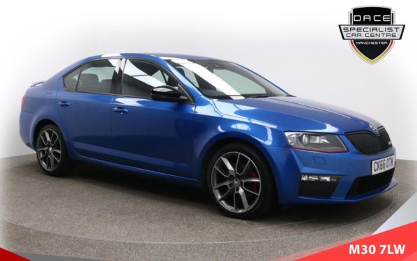 Used 2016 BLUE SKODA OCTAVIA Hatchback 2.0 VRS TDI 5d 181 BHP (reg. 2016-10-31) for sale in Tottington