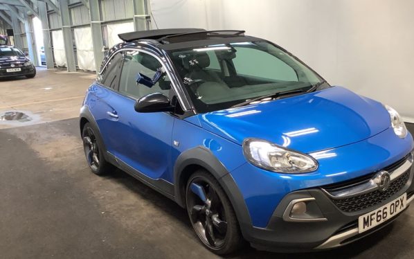 Used 2016 BLUE VAUXHALL ADAM Hatchback 1.0 ROCKS AIR 3d 113 BHP (reg. 2016-09-09) for sale in Tottington