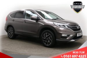 Used 2016 BROWN HONDA CR-V Estate 1.6 I-DTEC SE PLUS NAVI 5d AUTO 158 BHP (reg. 2016-07-21) for sale in Tottington