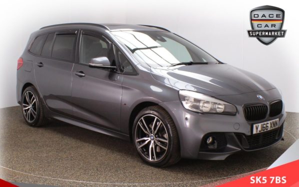 Used 2016 GREY BMW 2 SERIES MPV 2.0 220D XDRIVE M SPORT GRAN TOURER 5d AUTO 188 BHP (reg. 2016-09-13) for sale in Lees
