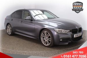 Used 2016 GREY BMW 3 SERIES Saloon 2.0 318D M SPORT 4d 148 BHP (reg. 2016-06-30) for sale in Lees