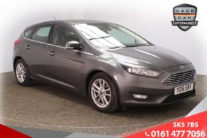 Used 2016 GREY FORD FOCUS Hatchback 1.5 ZETEC TDCI 5d 118 BHP (reg. 2016-08-09) for sale in Lees