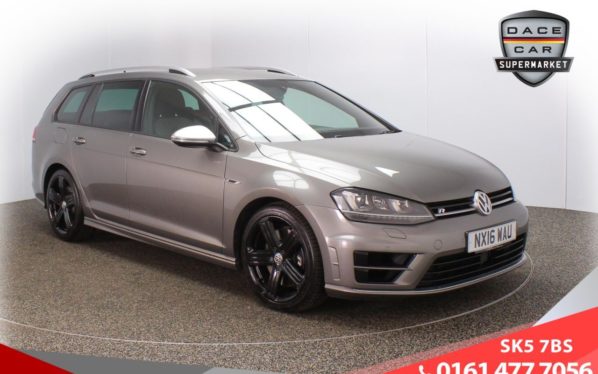 Used 2016 GREY VOLKSWAGEN GOLF Estate 2.0 R TSI DSG 5d AUTO 296 BHP (reg. 2016-03-16) for sale in Lees