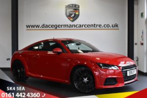 Used 2016 RED AUDI TT Coupe 2.0 TFSI S LINE 2d 227 BHP (reg. 2016-03-18) for sale in Bowdon