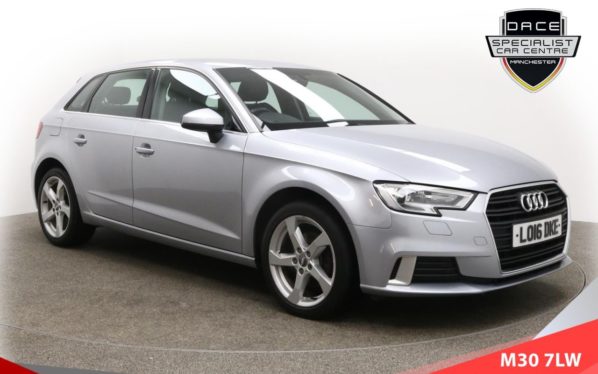 Used 2016 SILVER AUDI A3 Hatchback 2.0 TDI SPORT 5d AUTO 148 BHP (reg. 2016-08-31) for sale in Tottington