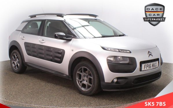 Used 2016 SILVER CITROEN C4 CACTUS Hatchback 1.6 BLUEHDI FEEL 5d 98 BHP (reg. 2016-03-29) for sale in Lees