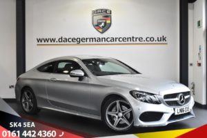 Used 2016 SILVER MERCEDES-BENZ C CLASS Coupe 2.1 C 220 D AMG LINE 2d AUTO 168 BHP (reg. 2016-03-31) for sale in Bowdon