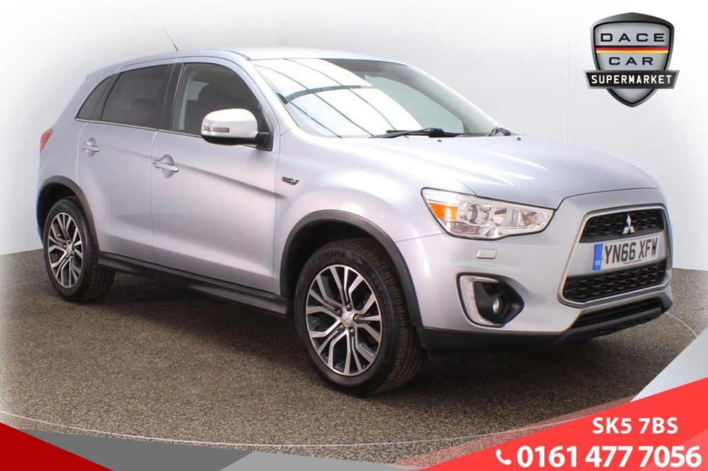 Used 2016 SILVER MITSUBISHI ASX Hatchback 1.6 ZC-M 5d 115 BHP (reg. 2016-09-19) for sale in Lees