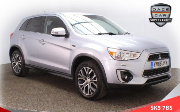 Used 2016 SILVER MITSUBISHI ASX Hatchback 1.6 ZC-M 5d 115 BHP (reg. 2016-09-19) for sale in Lees
