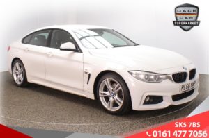Used 2016 WHITE BMW 4 SERIES Coupe 2.0 420D M SPORT GRAN COUPE 4d 188 BHP (reg. 2016-12-09) for sale in Lees