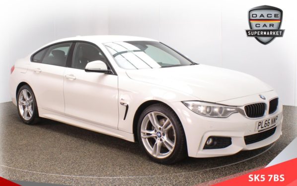 Used 2016 WHITE BMW 4 SERIES Coupe 2.0 420D M SPORT GRAN COUPE 4d 188 BHP (reg. 2016-12-09) for sale in Lees