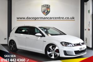 Used 2016 WHITE VOLKSWAGEN GOLF Hatchback 2.0 GTI DSG 5d AUTO 218 BHP (reg. 2016-12-12) for sale in Bowdon