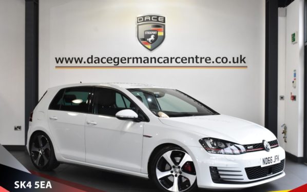 Used 2016 WHITE VOLKSWAGEN GOLF Hatchback 2.0 GTI DSG 5d AUTO 218 BHP (reg. 2016-12-12) for sale in Bowdon