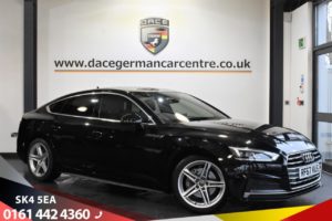 Used 2017 BLACK AUDI A5 Coupe 2.0 SPORTBACK TDI S LINE 5d AUTO 188 BHP (reg. 2017-11-10) for sale in Bowdon