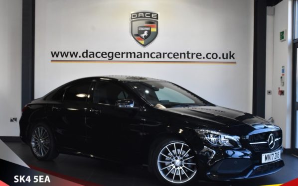 Used 2017 BLACK MERCEDES-BENZ CLA Coupe 2.1 CLA 220 D AMG LINE 4d AUTO 174 BHP (reg. 2017-03-01) for sale in Bowdon