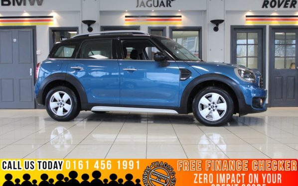 Used 2017 BLUE MINI COUNTRYMAN Hatchback 1.5 COOPER 5d 134 BHP - TO ENQUIRE OR RESERVE CALL 0161 4561991 (reg. 2017-10-31) for sale in Marple