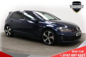 Used 2017 BLUE VOLKSWAGEN GOLF Hatchback 2.0 GTI DSG 5d AUTO 218 BHP (reg. 2017-01-27) for sale in Tottington