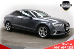 Used 2017 GREY AUDI A3 Saloon 1.6 TDI SPORT 4d AUTO 114 BHP (reg. 2017-09-20) for sale in Tottington