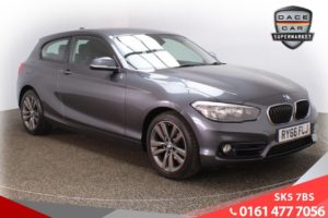 Used 2017 GREY BMW 1 SERIES Hatchback 1.5 118I SPORT 3d AUTO 134 BHP (reg. 2017-02-13) for sale in Lees