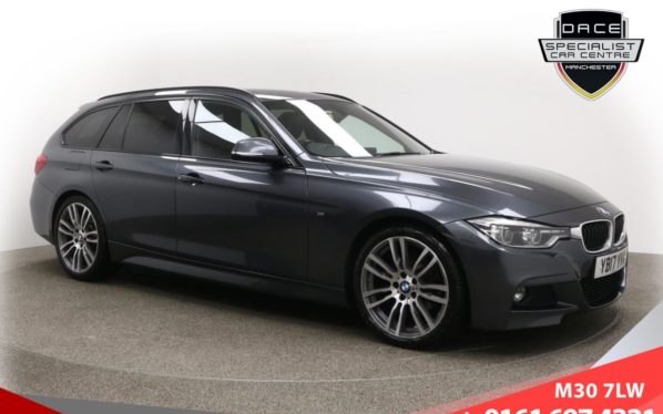 Used 2017 GREY BMW 3 SERIES Estate 2.0 320D M SPORT TOURING 5d AUTO 188 BHP (reg. 2017-05-31) for sale in Tottington