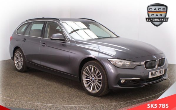 Used 2017 GREY BMW 3 SERIES Estate 2.0 320I XDRIVE LUXURY TOURING 5d AUTO 181 BHP (reg. 2017-03-24) for sale in Lees