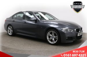 Used 2017 GREY BMW 3 SERIES Saloon 3.0 330D M SPORT 4d AUTO 255 BHP (reg. 2017-09-15) for sale in Tottington