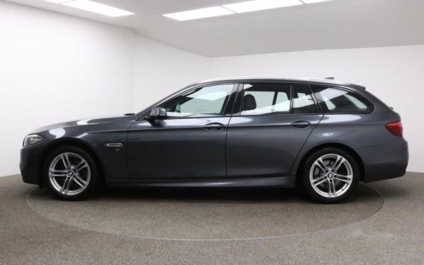 Used 2017 GREY BMW 5 SERIES Estate 2.0 520D M SPORT TOURING 5d AUTO 188 BHP (reg. 2017-02-28) for sale in Tottington