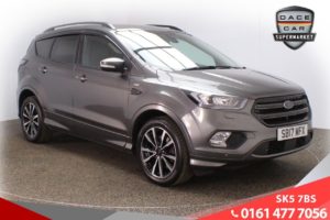 Used 2017 GREY FORD KUGA Hatchback 1.5 ST-LINE TDCI 5d 119 BHP (reg. 2017-06-29) for sale in Lees
