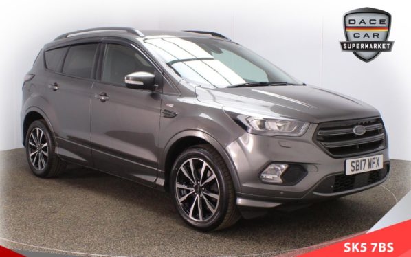 Used 2017 GREY FORD KUGA Hatchback 1.5 ST-LINE TDCI 5d 119 BHP (reg. 2017-06-29) for sale in Lees